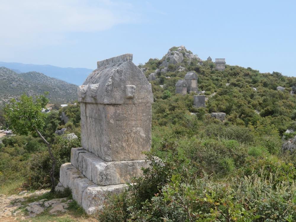 Lykische Gräber im Osten von Kaleköy