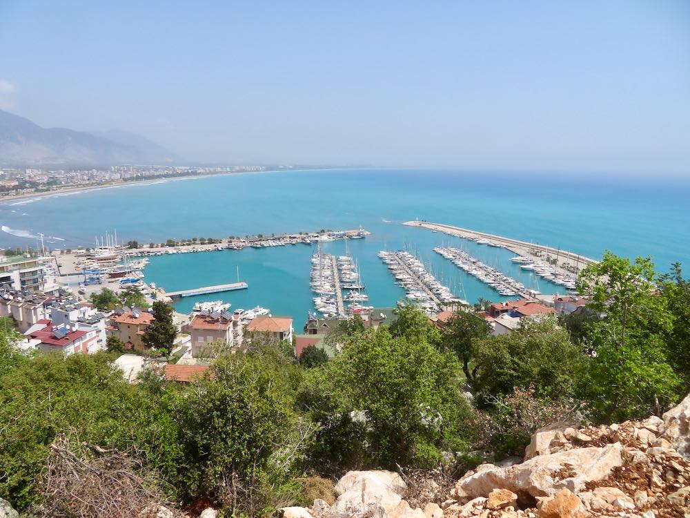 Die Marina in Finike im Süden der Türkei